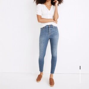 Madewell 10 inch High Rise Skinny Crop Jeans
